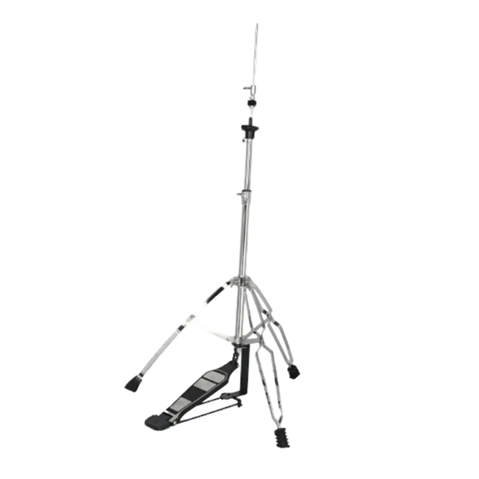 

Hi Hat Stand with Pedal Double Braced Hardware Accessory Rubber Feet