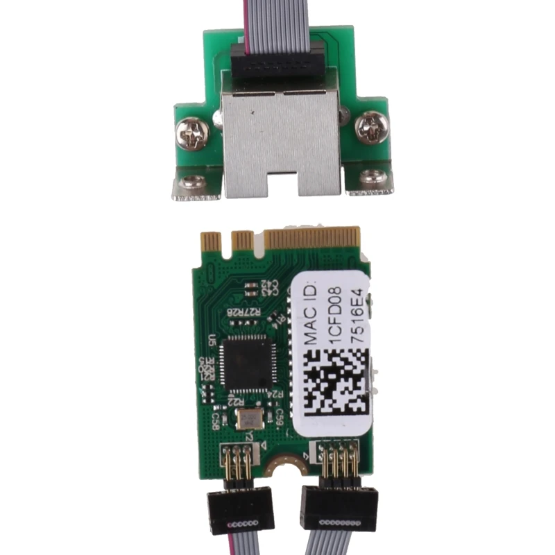 M.2 um e chave gigabit ethernet placa de rede para intel rtl8125b rj45 lan adaptador 10/100/1000mbps