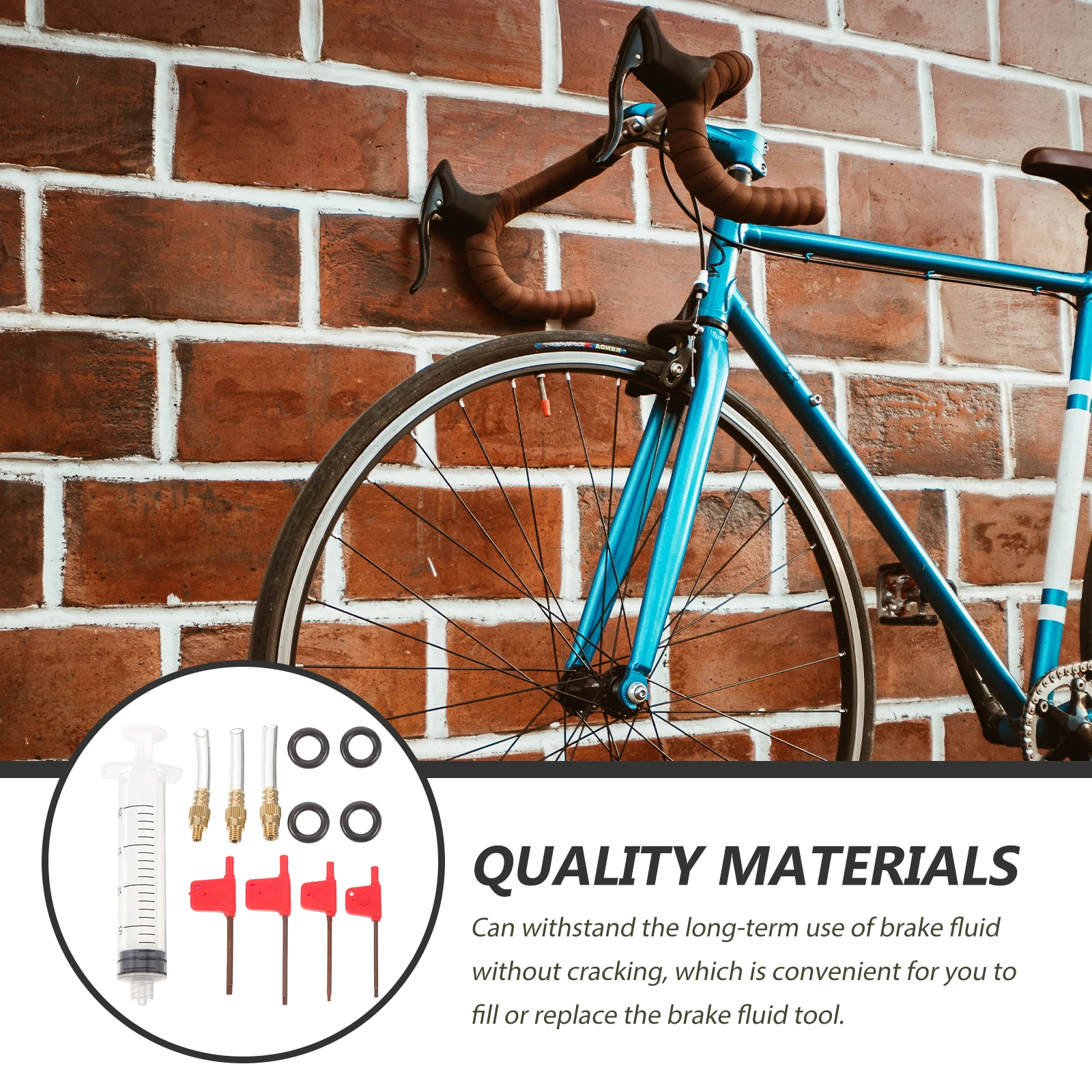 

1 Set Precise Oil Injection Head for Mountain Bike Brake Repair Portable Bleed Kit Ensures Safe Driving Easy Use Carry Time
