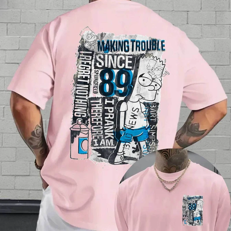 Bart Pattern T-Shirt: The Ultimate Guide to Wearing “Making Trouble SIN ’89” with Confidence