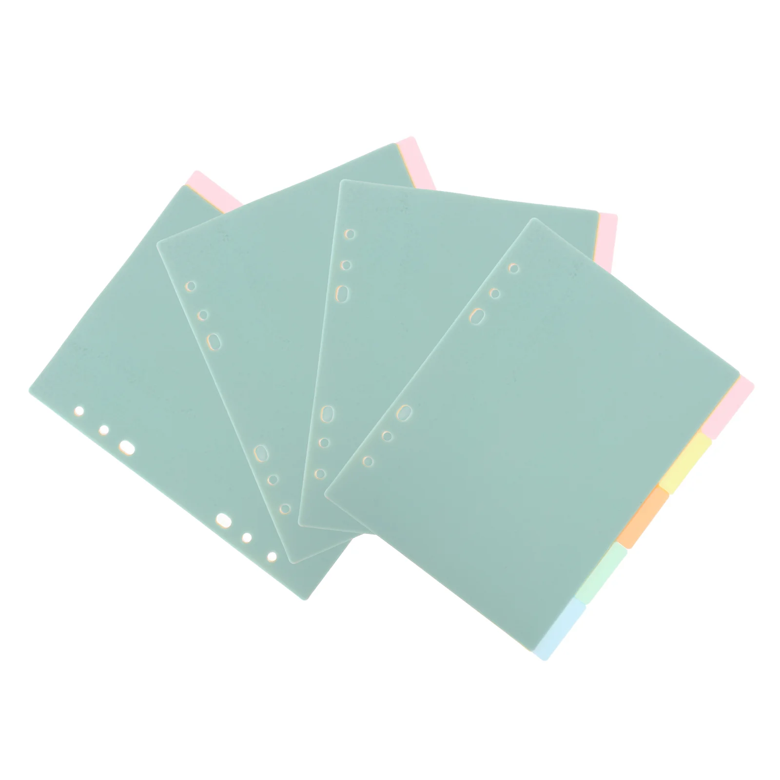 20 Pcs Partition Board Tab Dividers Plastic Binder Book Annotation Supplies Paper Loose Leaf Tabs Convenient