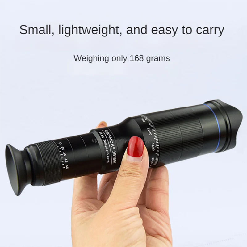 Monocular profesional HD con zoom para turismo y camping, trípode - imagen 3