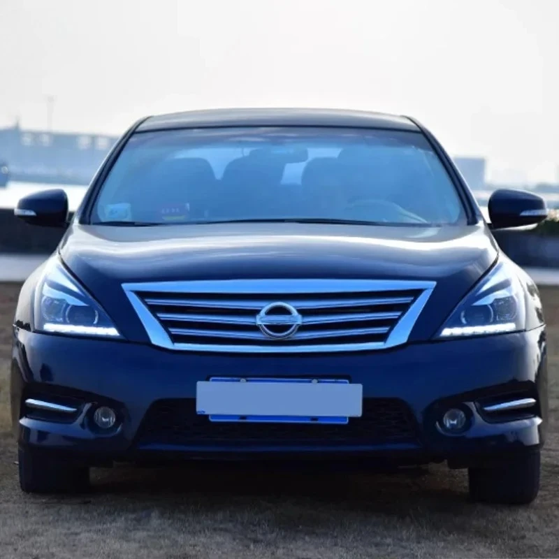 لنيسان Teana ألتيما J32 المصابيح الأمامية 2008 2009 2010 2011 2012 LED الجبهة رئيس ضوء الجمعية رئيس مصباح ترقية LED كشافات DRL