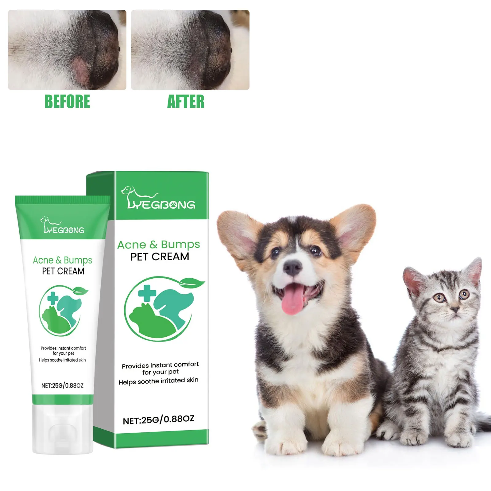 

Pet Skin Care Cream Moles Cleaning Itching Relief Tags Corn Remover Wart Treatment Protect Skin Hydrater Cat Skin Care Ointment