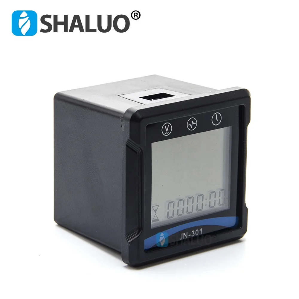 Han Jing JN-301 LED Display Generator Digital Meter Hour Voltage Frequency Indicator Meter AC 220~450V Single Phase Spare Parts