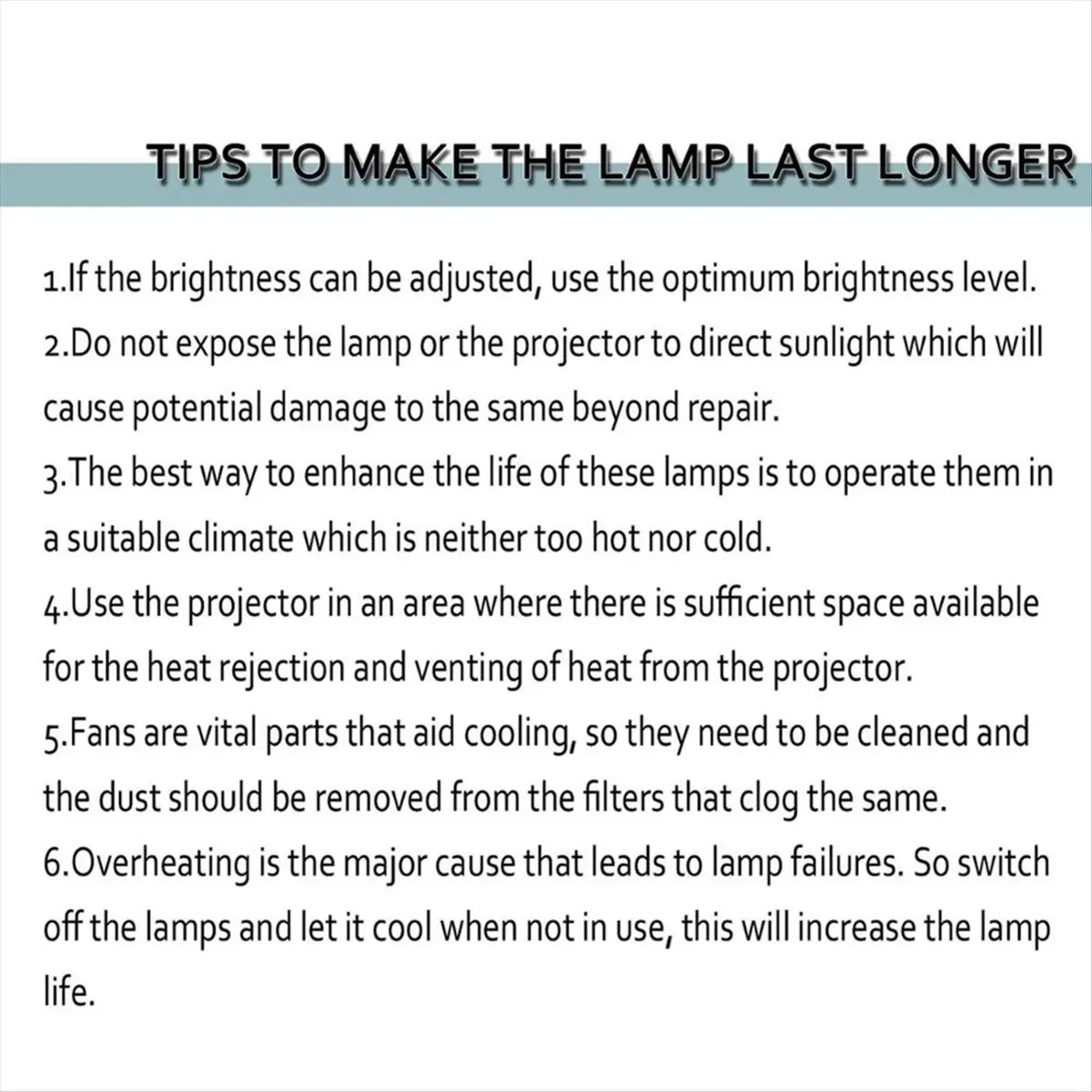 LMP-H200 Accessories of Projection Lamps -VW40, VW40, -VW50, VW50, -VW60, VW60 Projectors