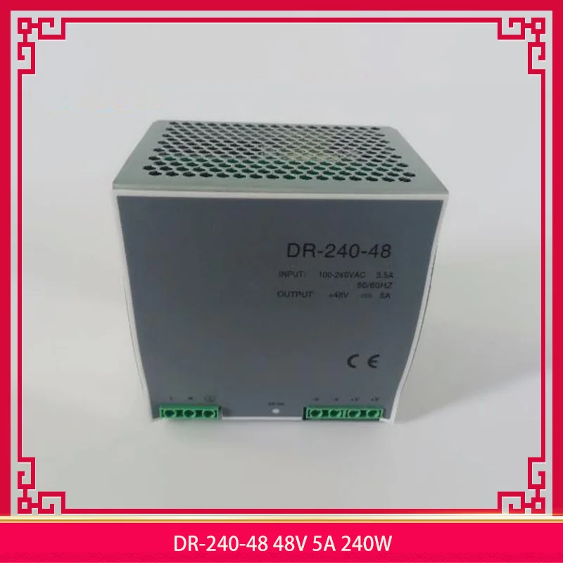 New Original DR-240-48 48V 5A 240W For MW Rail Switching Power Supply Before Shipment Perfect Test