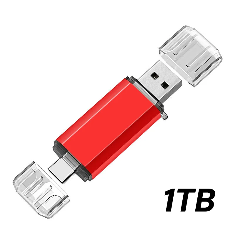 Neuer 16TB 2-in-1 OTG USB-Stick 3.0 Typ C 8TB 4TB 2TB Pendrive für iPhone Samsung Huawei Xiaomi Android Laptop Speicherstick