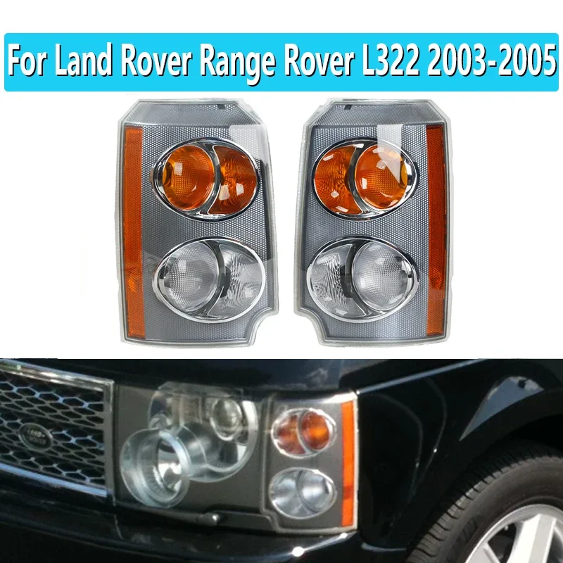 

Угловой фонарь для Range Rover L322 2003 2004 2005, боковой указатель поворота для автомобиля Land Rover, детали индикатора передней фары