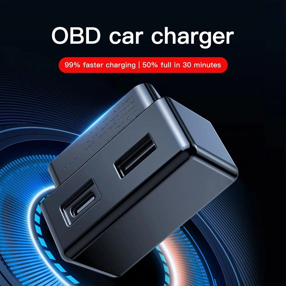 For Tesla Model 3 Model Y X S OBD Adapter Charging For Tesla Car Model3 ModelY obd2 Splitter Charger Adapters Accessories