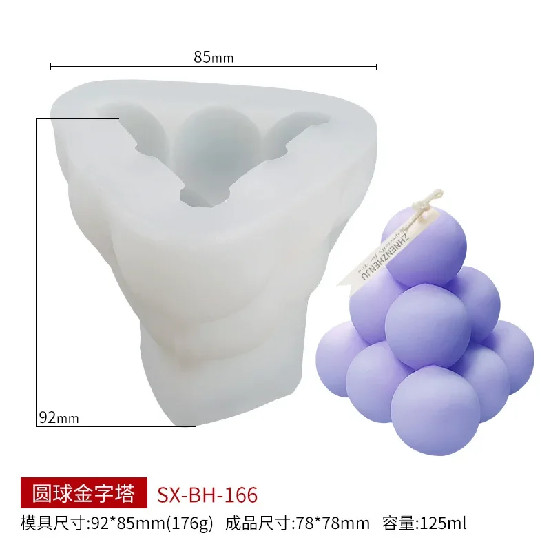 

Силиконовая форма для 3D-рождественских свечей, набор для изготовления рождественских свечей своими руками, инструменты для мыловарения, гипсования, работы с смолой, выпечки, праздничные подарки