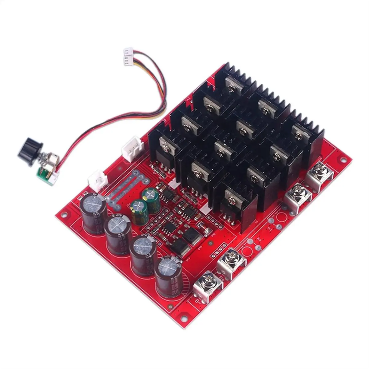 Super Sale 3000W DC Motor Speed Regulator Industrial Grade LED Speed and Dimming Module 12V 24V 48V Speed Switch 60A