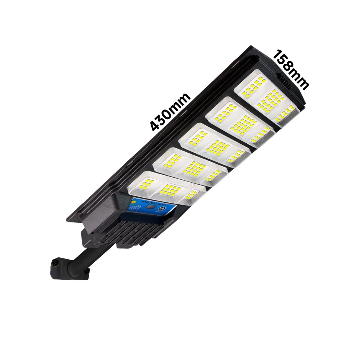 Outdoor Integrated Solar Street Light LED Solar Garden Light, Motion Sensor & Light Sensor Auto Night Lighting, IP65 Waterproof