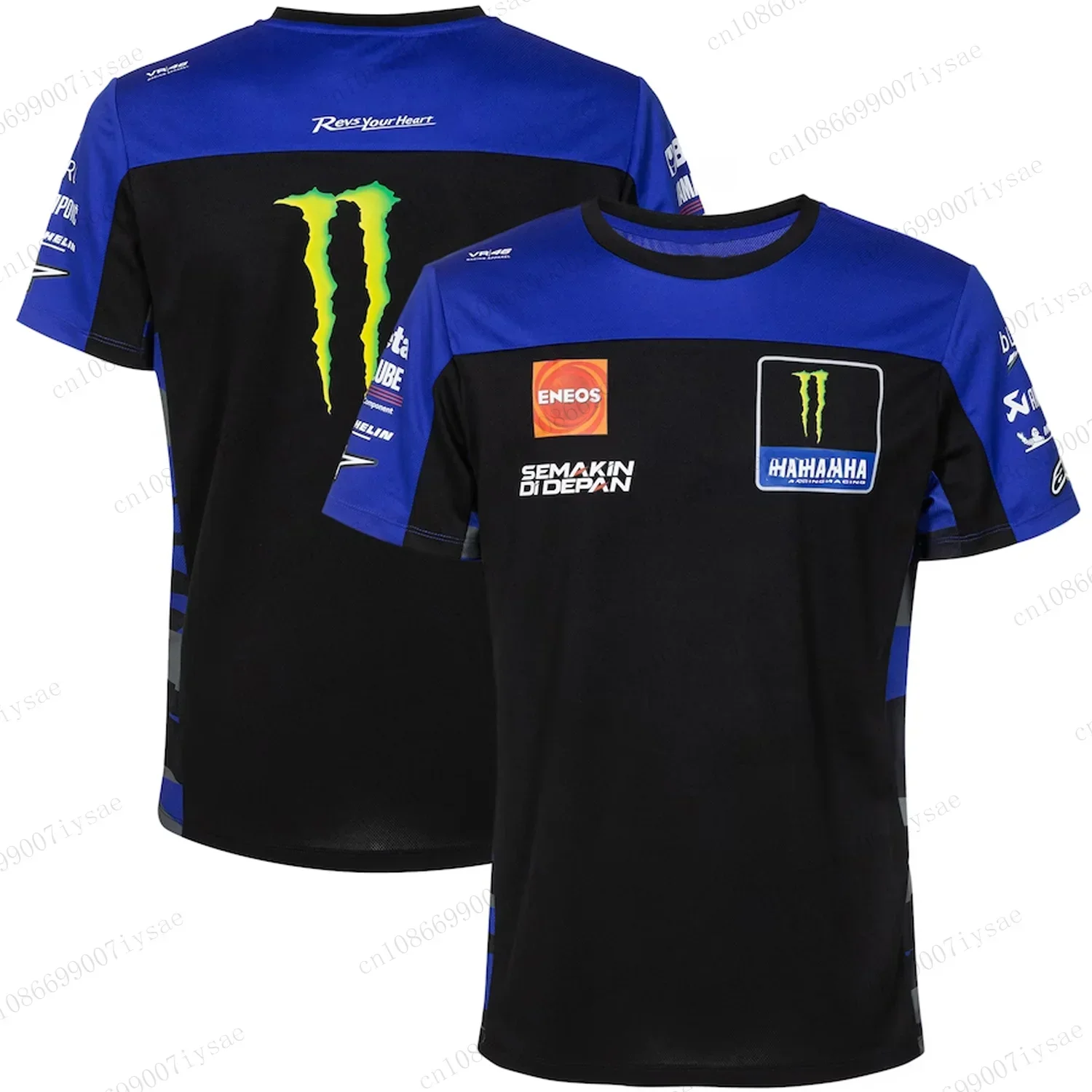 24-25 Motorcycle GP Match Team 3D Printing Workwear Men\'s Motorbike Racing T-Shirts Summer Leisure Breathable Tee Sportswear Top