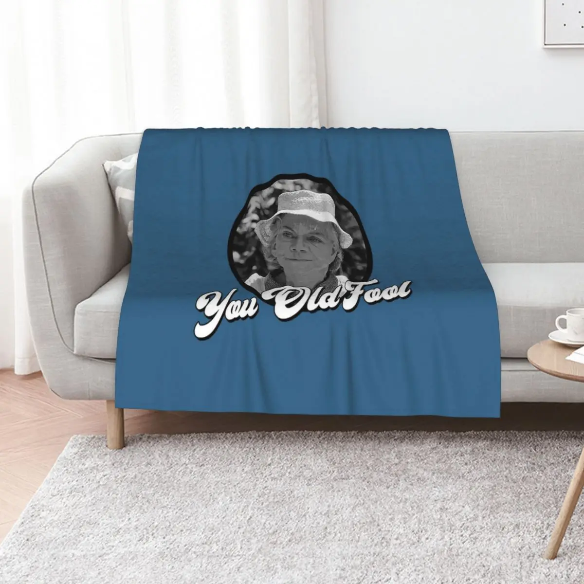 The Waltons T-ShirtYou Old Fool - Grandma Walton - His and Hers Throw Blanket Flannels Large Furrys Soft Sofa Throw Bed Blankets