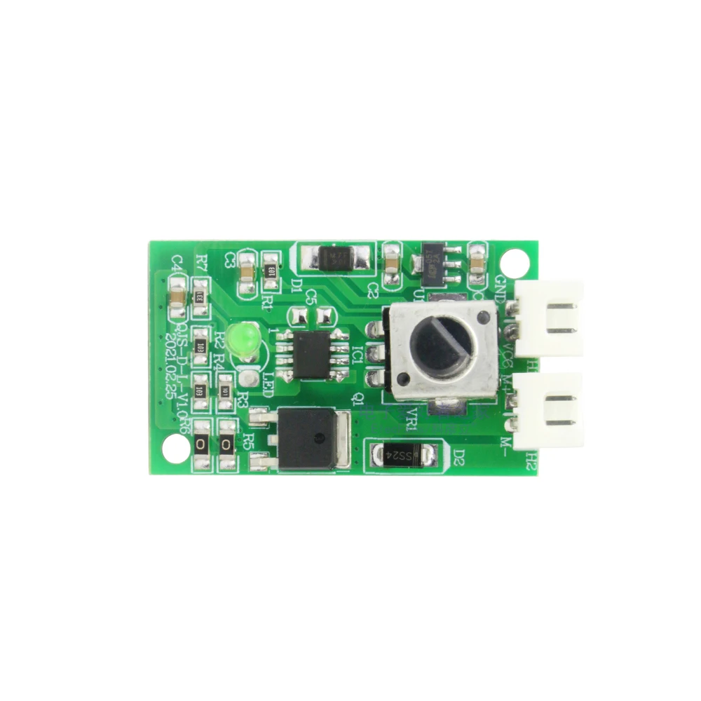 PWM Motor Fan Speed Control Board 10A DC7V-12V Stepless Motor Speed Governor Module 30-100% Speed Range Speed Regulation Module