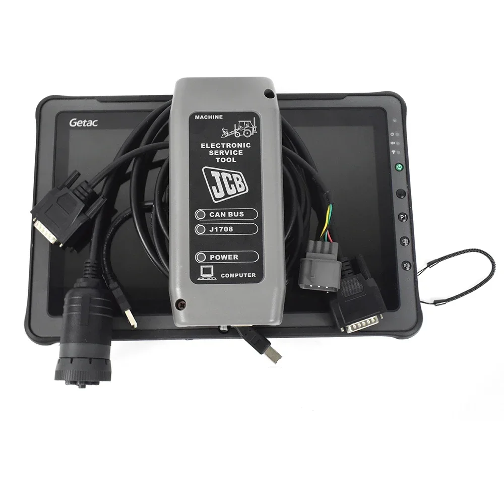 Getac F110 tablet for JCB Excavator Diagnostic Tool ServiceMaster 4 Diagnostic Software
