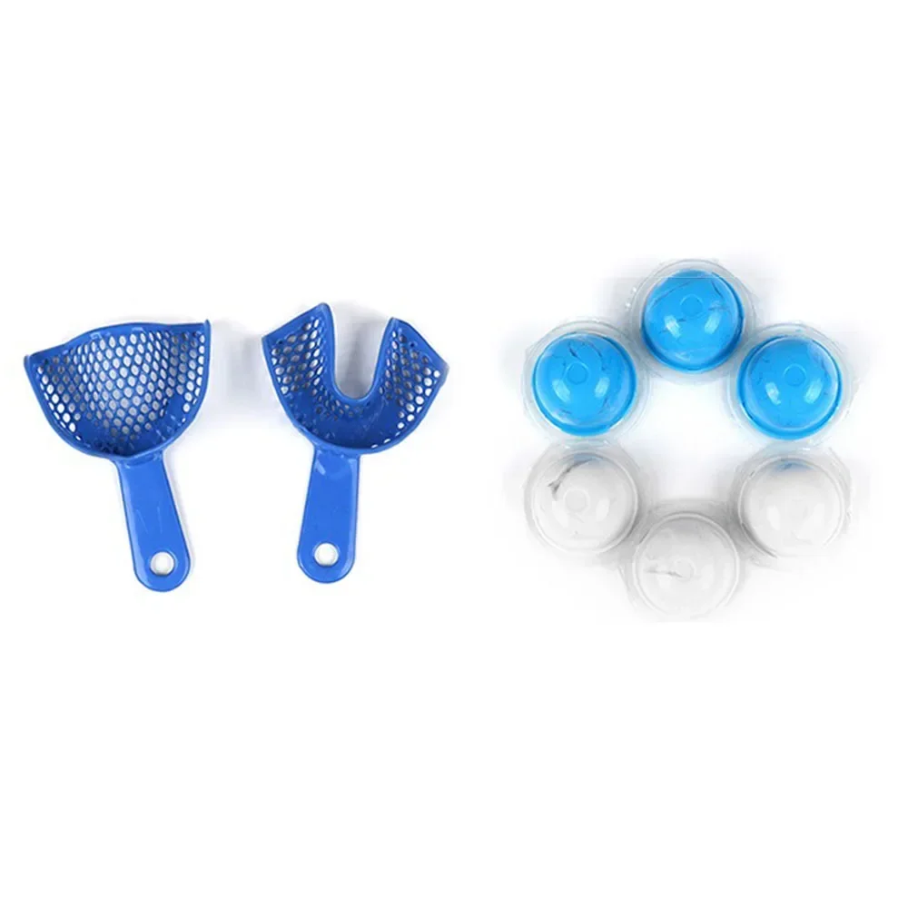 AG 1Set مواد الانطباع الأسنان المعجون صب عدة عيادة استخدام سيليكون المعجون طقم صواني الانطباع الأسنان #5