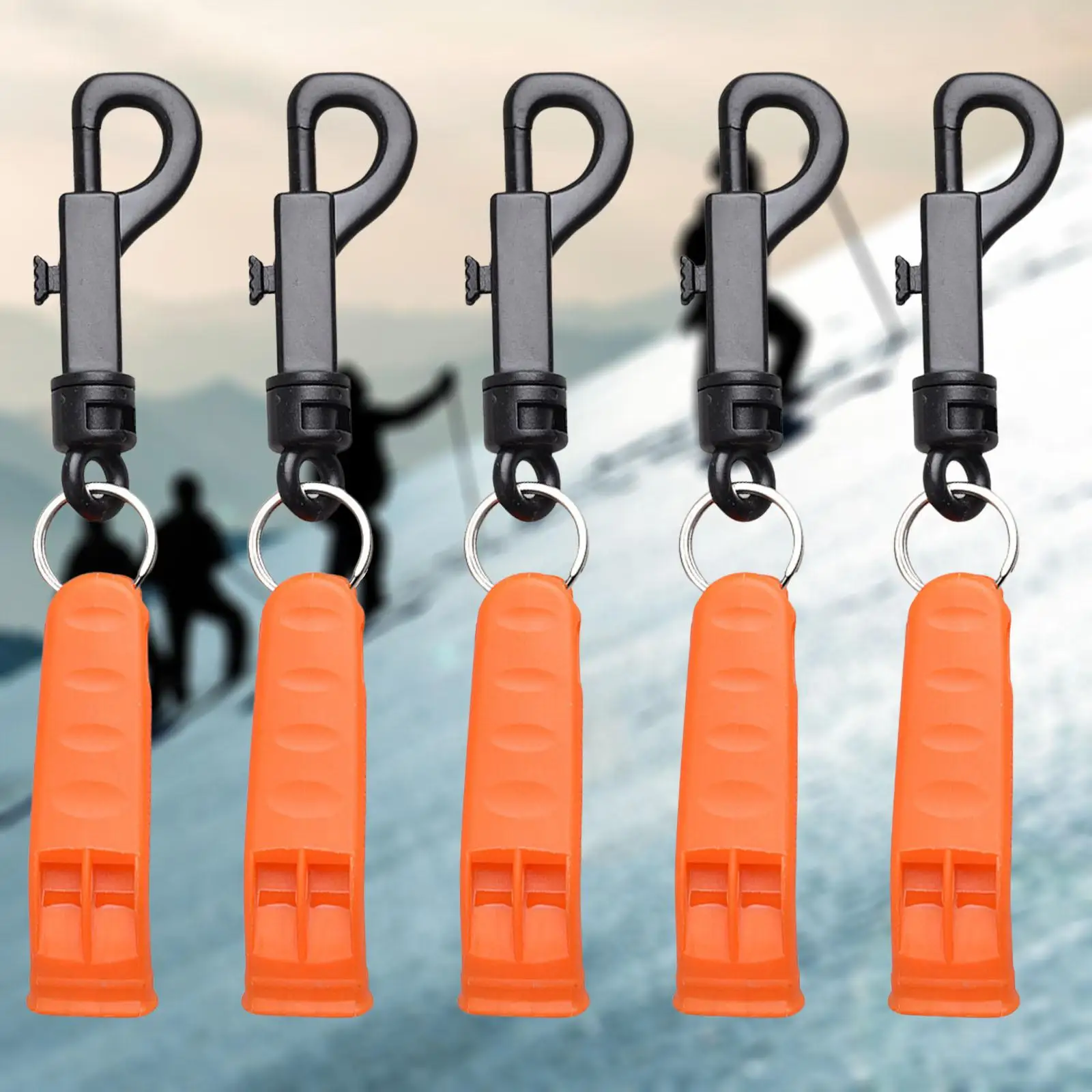 5x Przenośny gwizdek Outdoor Survival Whistle dla dzieci i dorosłych z kajakiem