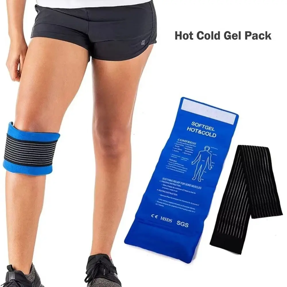 

New Reusable Hot Cold Gel Pack Blue Multipurpose Ice Heat Pad Gel Ice Cold Packs Sports Muscle Pain