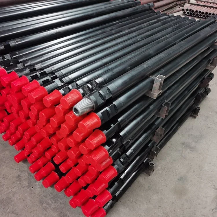 High Quality Factory Price Custom Threaded 3m Water Well Drill Pipe 76mm API 2 3/8 "DTH Drill Pipe image 2
