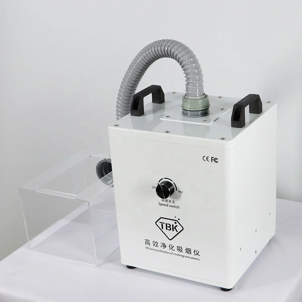 

TBK-628 150 Вт очиститель для курения с высокой фильтрацией для лазерной машины Tbk, ремонт телефона, сварочный портативный экстрактор дыма