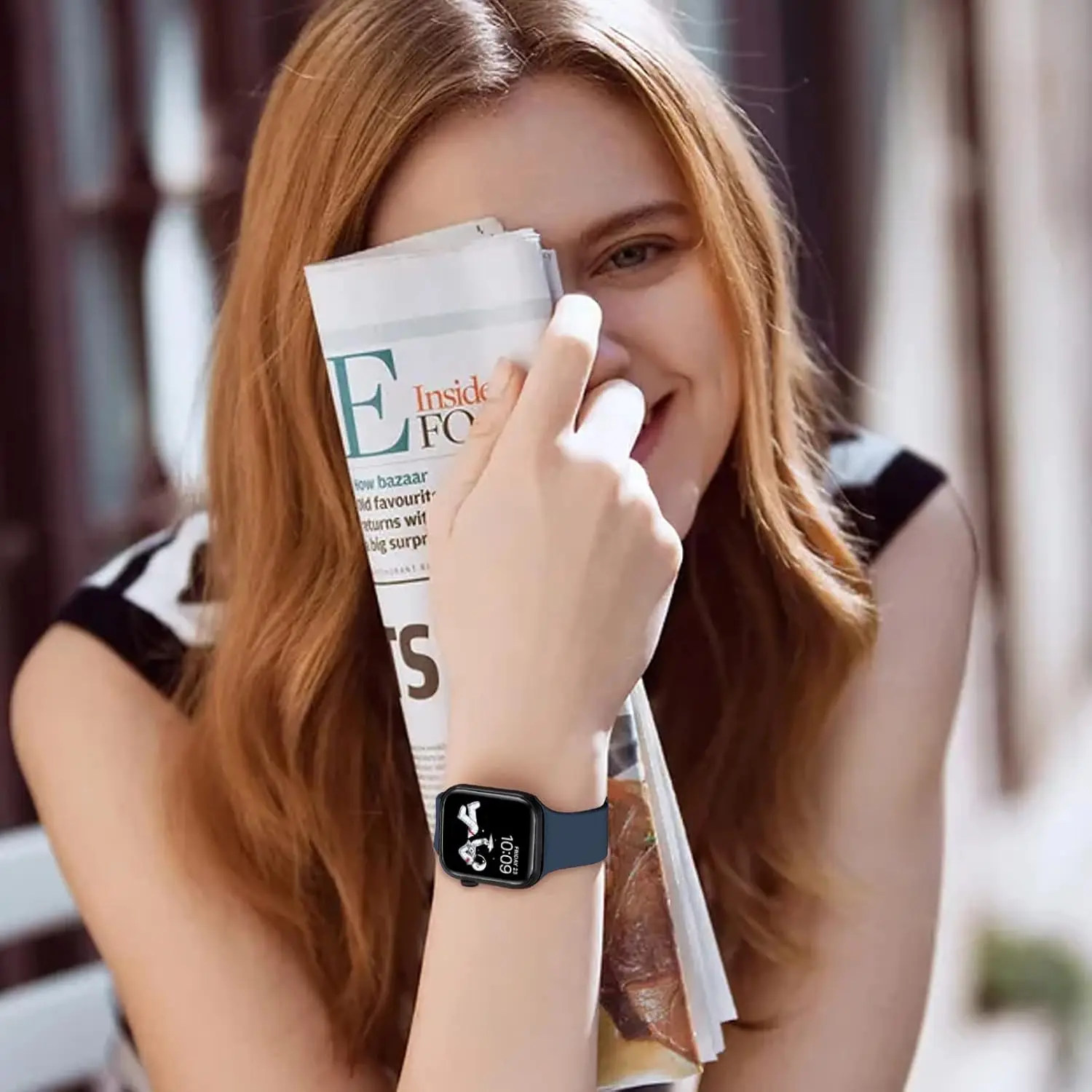 سوار من السيليكون متوافق مع حزام الساعة 38 مم 40 مم 41 مم 42 مم 44 مم 45 مم 49 مم S/M M/L Ultra 2/Ultra Series 9/8/7/6/5/4/3/2/1 Wo