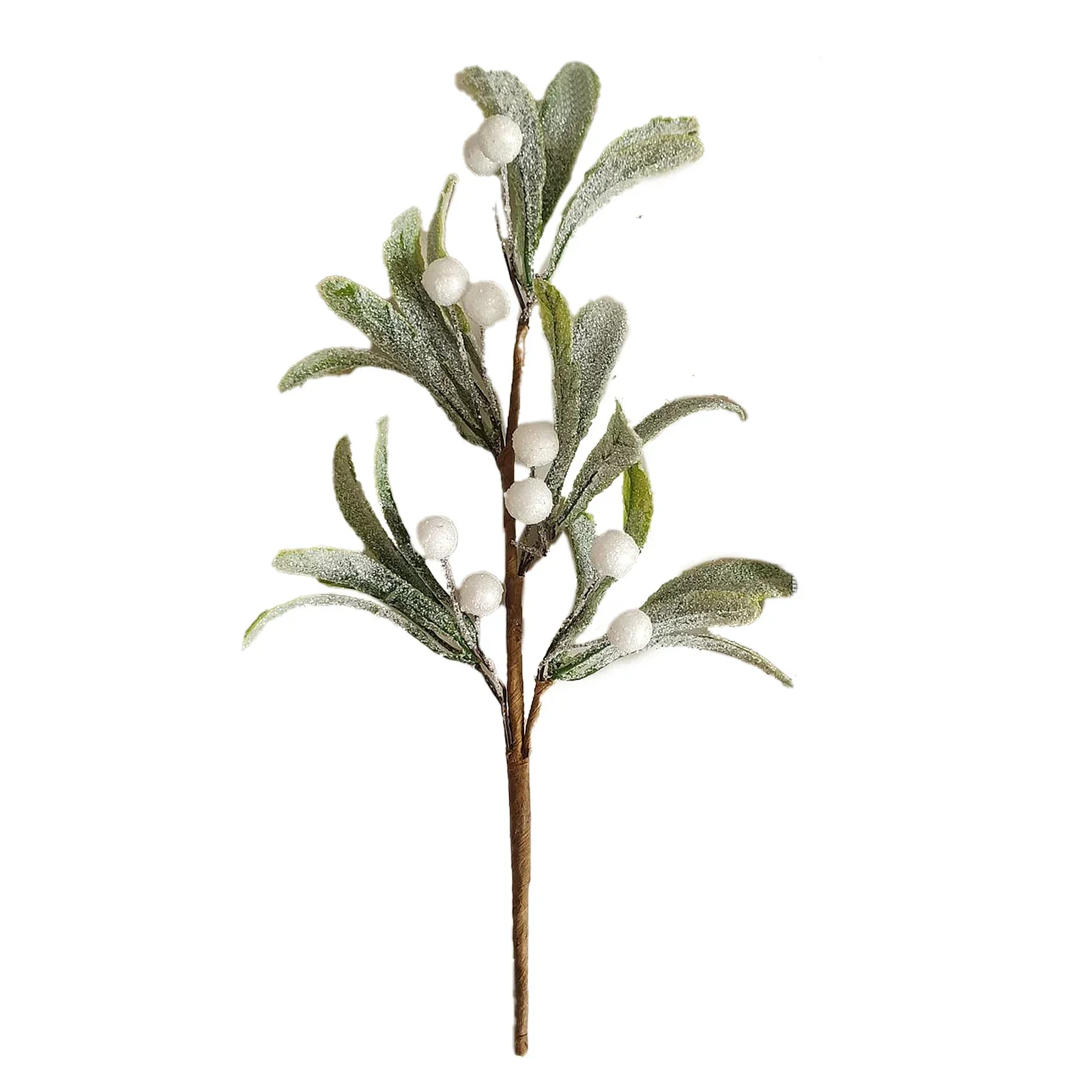 

Fake Hanging Mistletoe Flower Branch Simulation Green Plant Ornaments Artificial Plastic Flowers Cuttings Home Party Decor