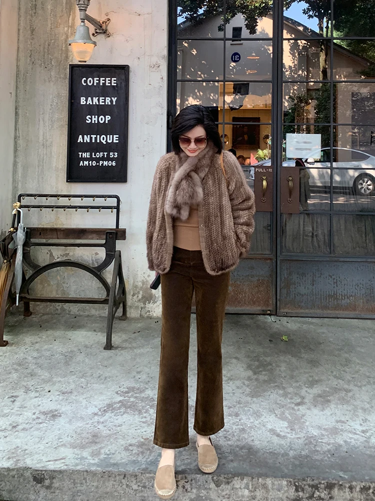 

Классические женские джинсы-клеш Slim Fit из серии Meng Qingan, повседневные, с завышенной талией