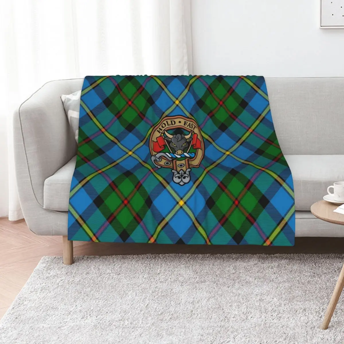Clan MacLeod Crest Throw Blanket for babies Vintage Blankets Sofas Of Decoration Warm Hairys for sofa Blankets