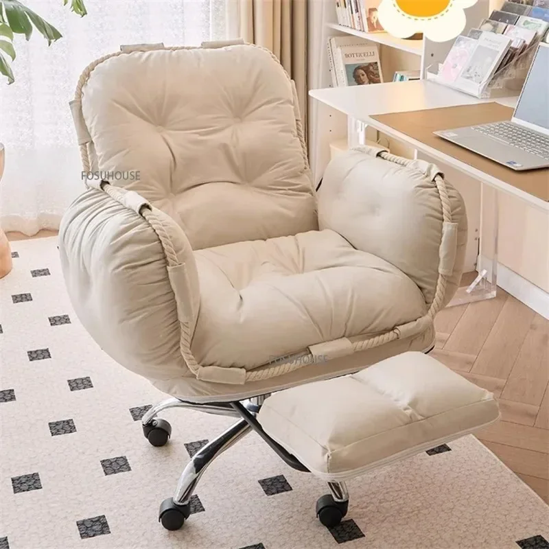 Lift Swivel Computer Gaming Chair Home Single Sofa Chair Comfortable Sedentary Office Chairs Conference Chair Study Furniture