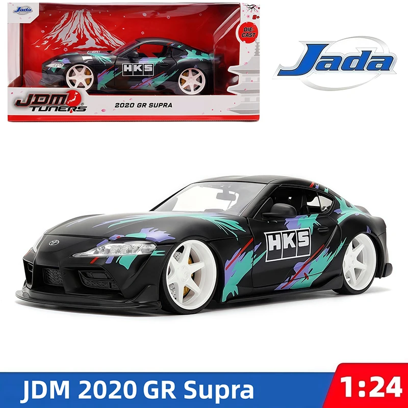 جادا JDM سبيكة 1:24 مقياس 2020 GR Supra محاكاة نموذج سيارة جمع عرض لعبة الهدايا التذكارية