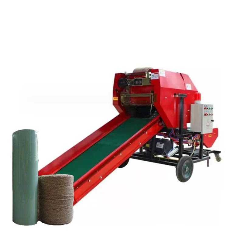 Silage Baler and Wrapping Machine Lock Nutrition Prevent Rot Hay Straw Corn Stalk Pack Equipment