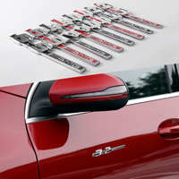 1PCS 3D Car Side Fender Emblem ABS Sticker Decoration For Mercedes Benz 3.2 5.5 6.5 6.3 AMG Badge Auto Body Trunk Accessories