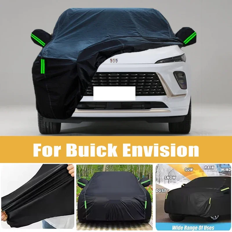 

For Buick Envision Full Car Cover Four Seasons Outdoor Sun Anti UV Rain Snow Dust Protection Oxford Cloth Accessories