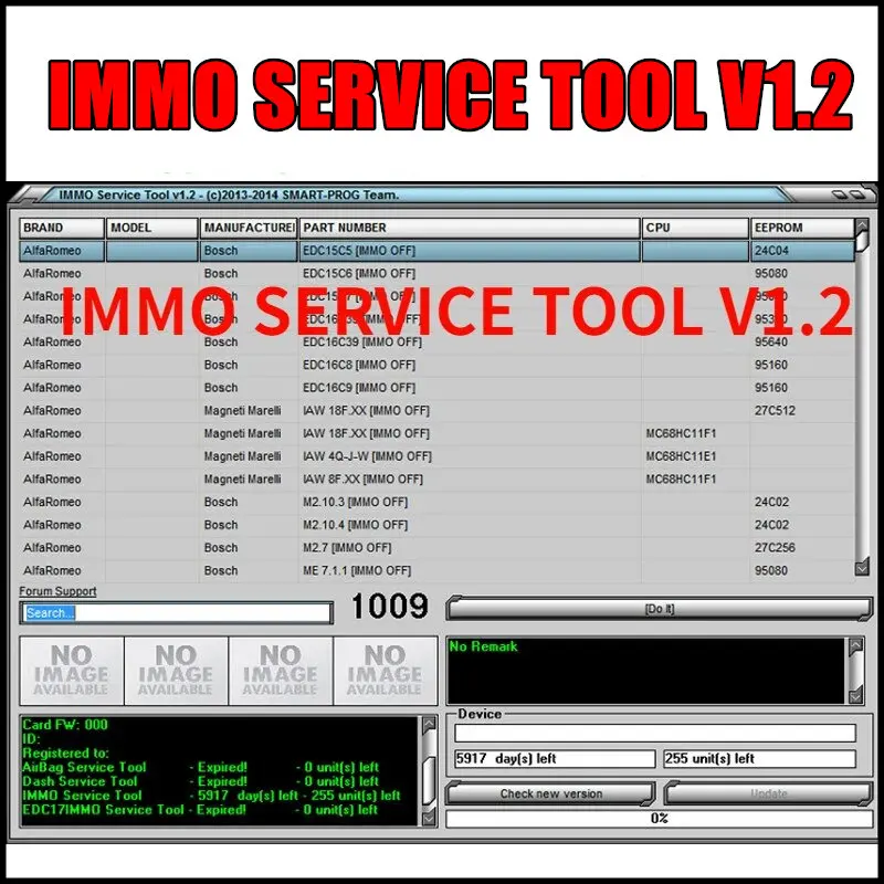 

Newest selling Car Repair Software Edc 17 IMMO SERVICE TOOL V1.2 PIN Code and Immo off Virgin eeprom Works without Registration