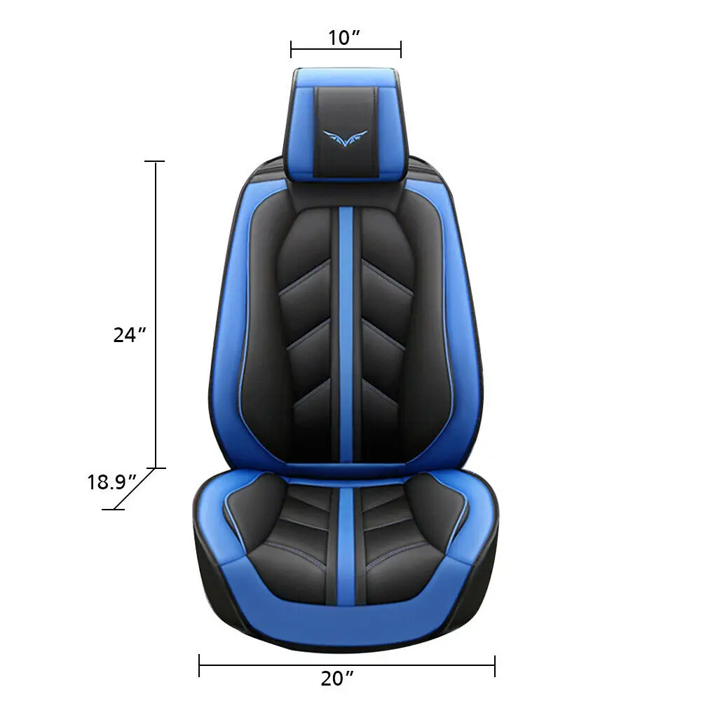 

Best Price Universal 5-Seats SUV Car Seat Covers Front Rear Cushion Full Set Deluxe Leather Car Seat Covers