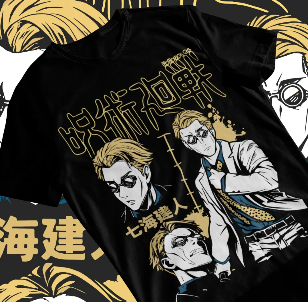 

Jujutsu Kaisen Nanami Kento Anime JJK T-Shirt Gojo Satoru Gift Shirt Soft Tee