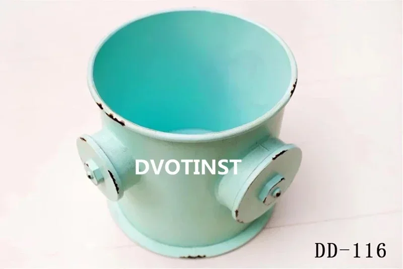 Newborn Photography Props Iron Creative Posing Bucket Bathtub for Baby Photo Shooting Accessories Infant Studio Props