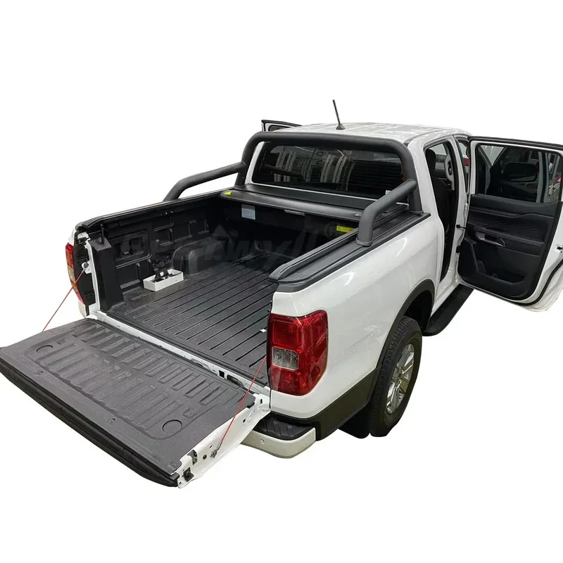 BESTWYLL New Next Gen Retractable Roller Roll Lid Shutter Electric Pickup Truck Bed Tonneau Cover For 2023 Ranger Xlt E-K81