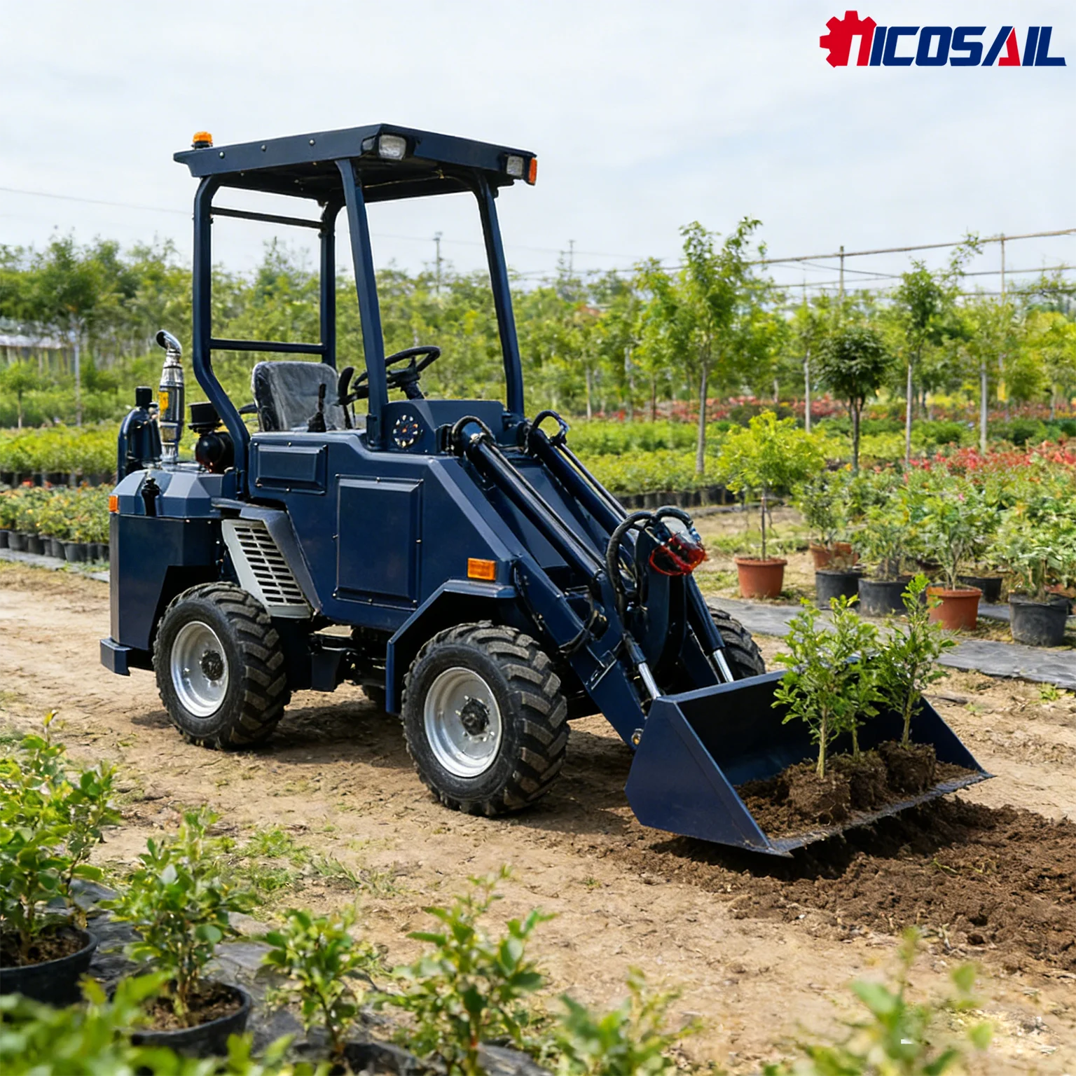 

2000kg Telescopic Wheel Loader CE Certified Euro 5 Compact Mini Telehandler for Farm Construction