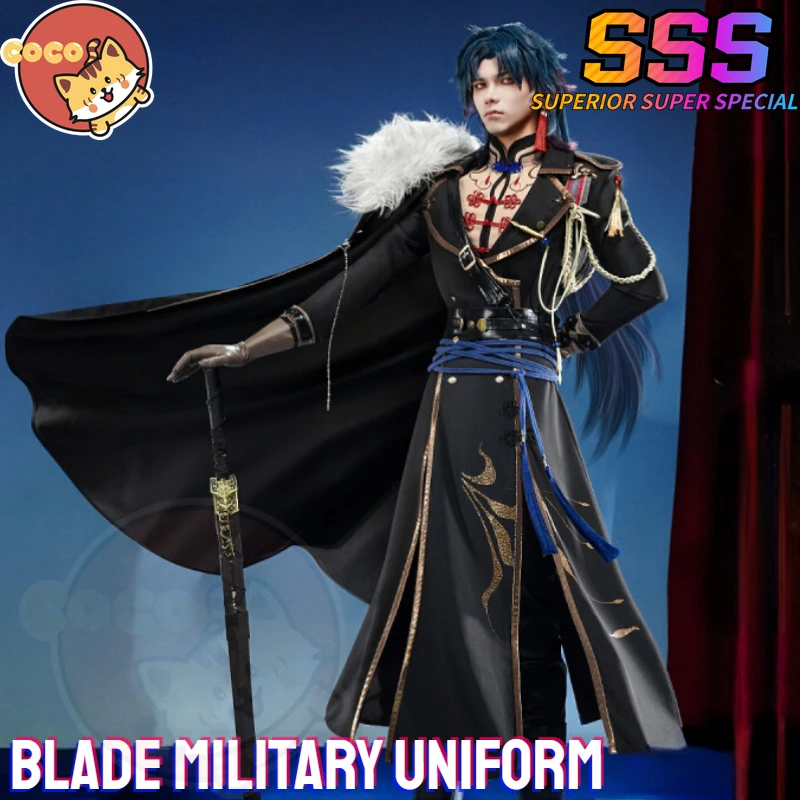 

Star Rail Military Uniform Blade Cosplay Costume Game Honkai Star Rail Blade Military Uniform Costume Blade Cos Wig CoCos-SSS