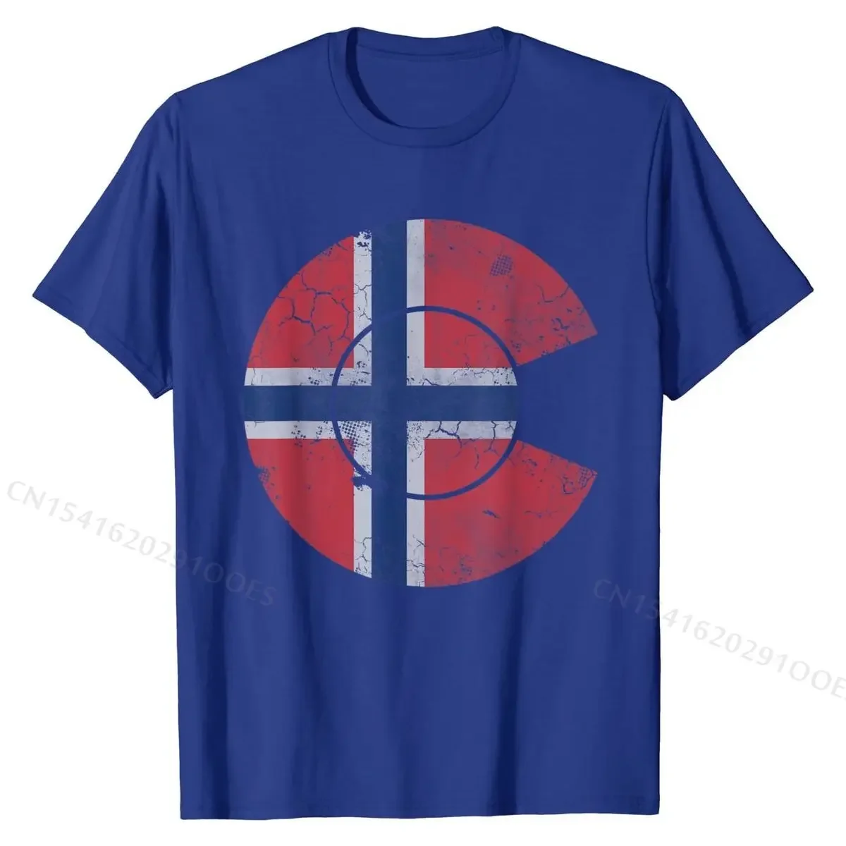 Colorado Norwegian American Norge Norway Flag T-Shirt Gift T Shirt Cotton Student T Shirt Gift Brand New