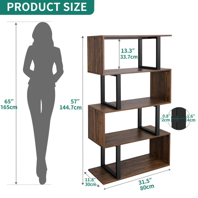 Simple bookshelf, picture book shelf, simple and creative floor shelf