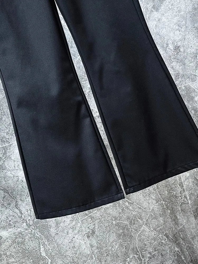 أوين ساك الرجال جرس قيعان السراويل البضائع Sweatpants عارضة الخريف الصليب الأسود مصمم LuxurLong السراويل