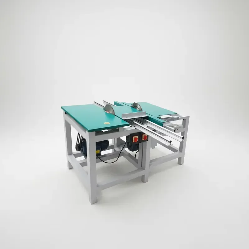 CE Certification High-precision Horizontal Motor Boring Bushing Positioning Round Log Sliding Table Saw 380V 7.5kW