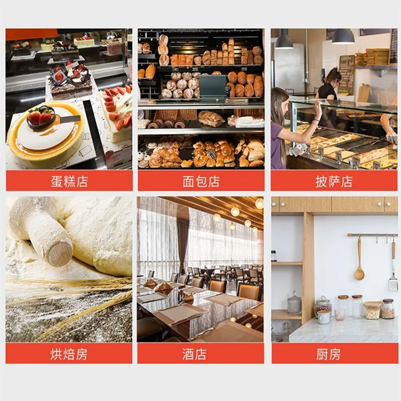 대용량 1, 2, 3단 4 또는 6구 케이크 베이킹 타이밍 전기 오븐