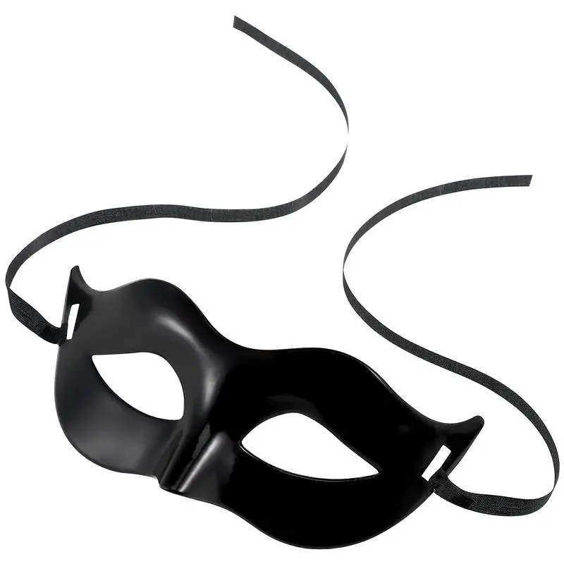 

1pc Adult Half Face Mask Masquerade Party Costume Mardi Gras Masquerade Halloween Party Mask Venetian Villain Eye Mask