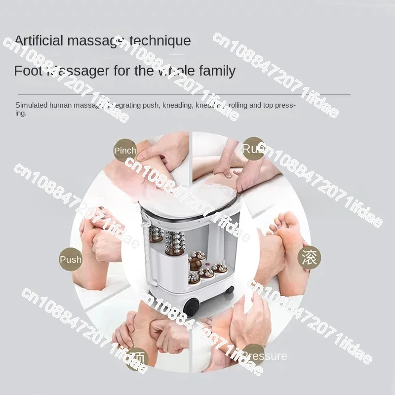 Over The Knee Over The Calf Foot Bath Bucket Automatic Heating Massage Basin Electric Constant Temperature Footbath Machine