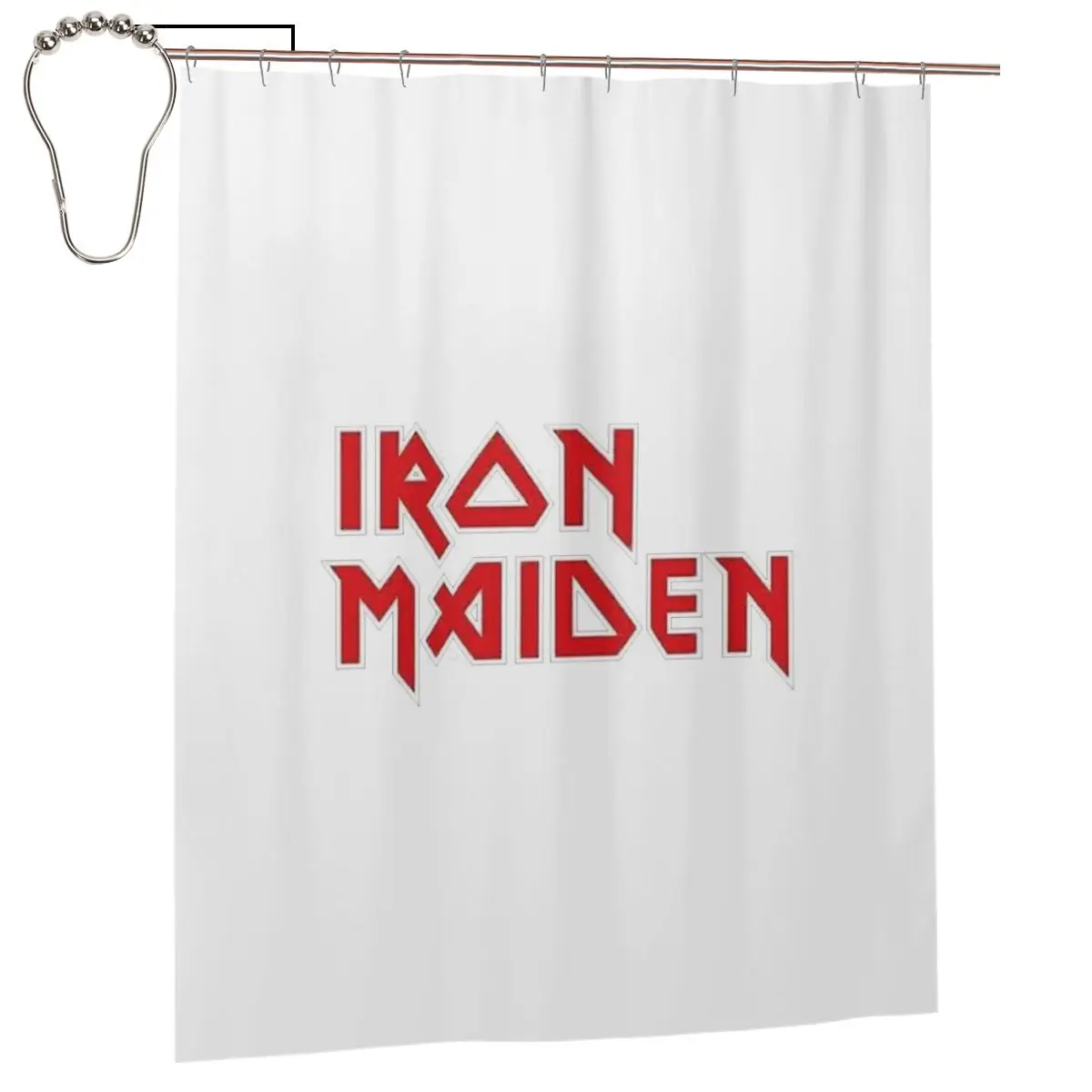 

IronMaidens Shower Curtain Bathroom Polyester Waterproof Bath Curtains with Hooks